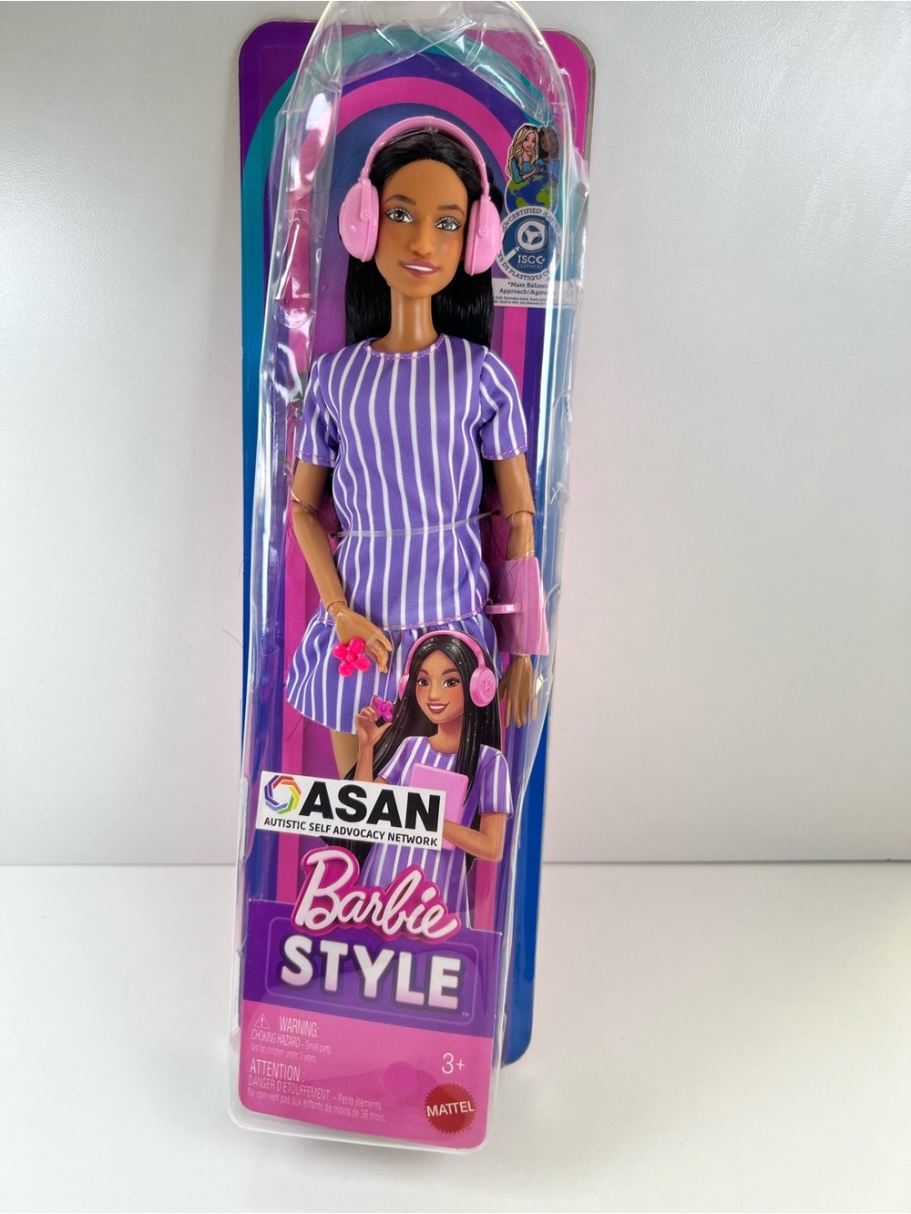 NIB Mattel Barbie Style Autistic Barbie ASAN Fashionistas Doll
